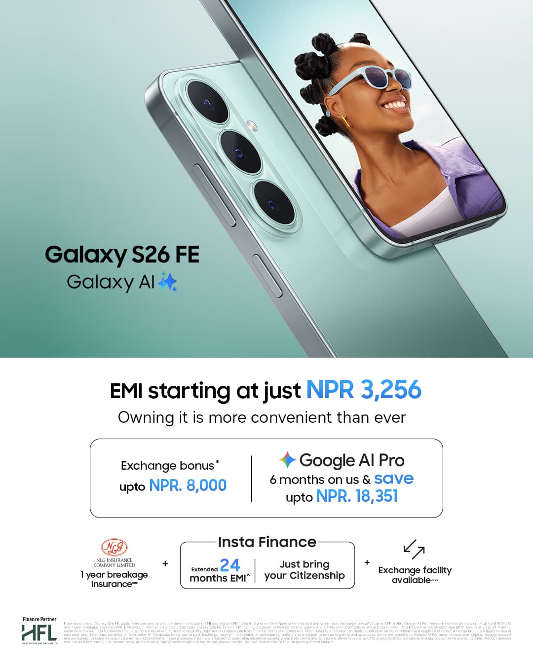 Samsung Galaxy S26 FE Launched with One UI 9 & Galaxy AI