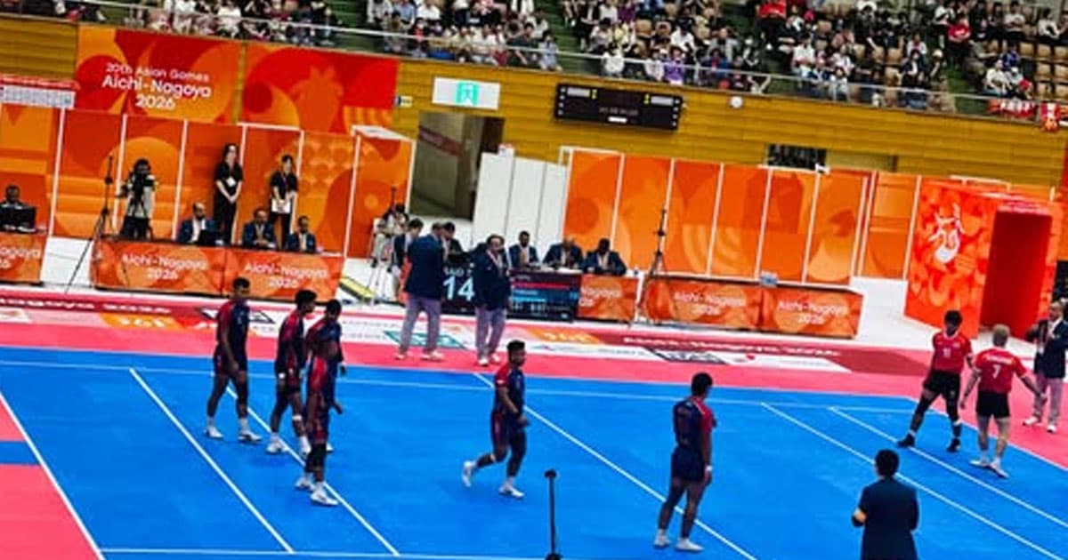 Nepal Suffers Defeat to Thailand in Asian Games Kabaddi